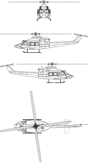 Bell 412, à partir de 1981 (Air_044)