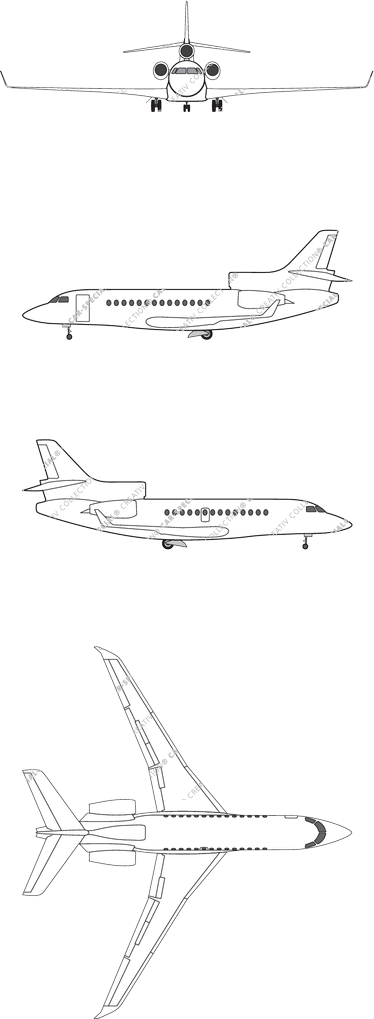 Dassault Aviation Falcon 7X, ab 2007 (Air_080)