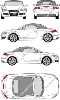 Audi TT, Roadster, 2 Doors (2007)
