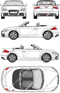 Audi TT RS, RS, Roadster, 2 Doors (2009)
