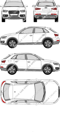 Audi Q3 combi, 2011–2018 (Audi_080)