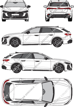 Audi A5 Avant, attuale (a partire da 2024) (Audi_182)