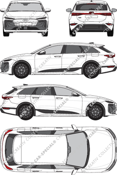 Audi A6 e-tron Avant, attuale (a partire da 2024) (Audi_184)