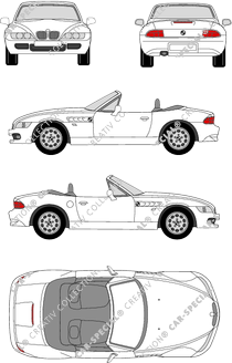 BMW Z3, E 36, Roadster, 2 Doors (1995)