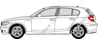 BMW 1er Hayon, 2004–2007