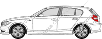 BMW 1er Hayon, 2007–2011