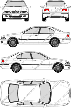BMW 5er M5, M5, Limousine, 4 Doors (1998)