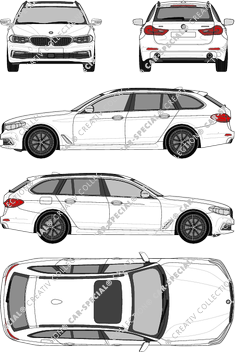 BMW 5er Touring Station wagon, current (since 2017) (BMW_118)