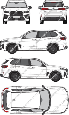 BMW X5 M Competition, M Competition, Kombi, 5 Doors (2023)