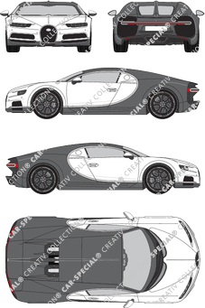 Bugatti Chiron Coupé, aktuell (seit 2018) (Buga_002)