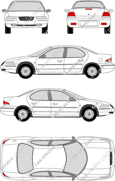 Chrysler Stratus Limousine, 1999–2000 (Chry_005)