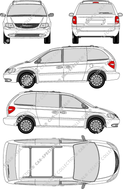 Chrysler Voyager break, 2001–2004 (Chry_013)