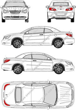 Chrysler Sebring Cabrio, 2007–2010 (Chry_028)