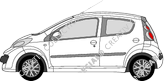 Citroën C1 Hayon, 2005–2008