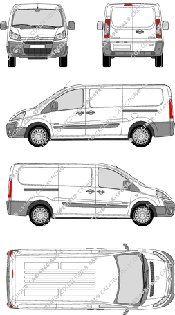 Citroën Jumpy van/transporter, 2007–2016 (Citr_140)