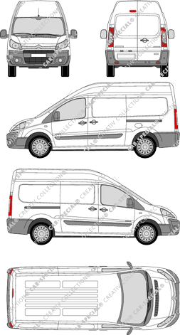 Citroën Jumpy van/transporter, 2007–2016 (Citr_142)