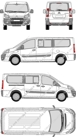Citroën Jumpy microbús, 2007–2016 (Citr_145)