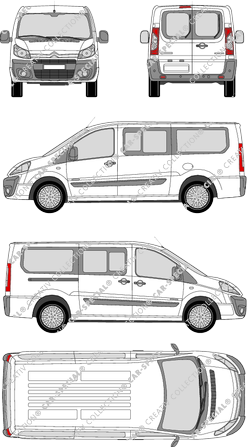 Citroën Jumpy microbús, 2007–2016 (Citr_183)