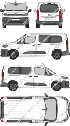 Citroën Berlingo Live Pack, Hochdachkombi, Rear Flap, 2 Sliding Doors (2018)