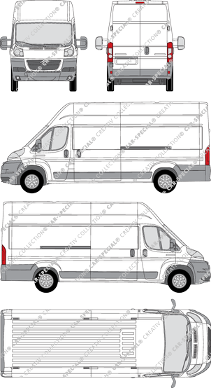 Citroën Relay van/transporter, 2006–2014 (Citr_579)