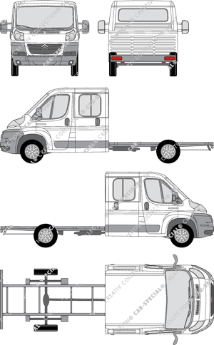 Citroën Relay Chassis for superstructures, 2006–2014 (Citr_585)
