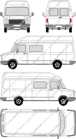 DAF VS 428 ET van/transporter (DAF_014)