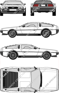 DMC DeLorean Coupé, 1981–1982 (DMC_001)