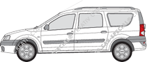 Dacia Logan MCV Station wagon, 2007–2009