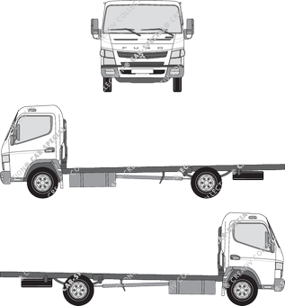 Mitsubishi FUSO Canter Chassis for superstructures, 2012–2021 (FUSO_002)