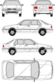 Fiat Croma Kombilimousine, 1985–1991 (Fiat_007)