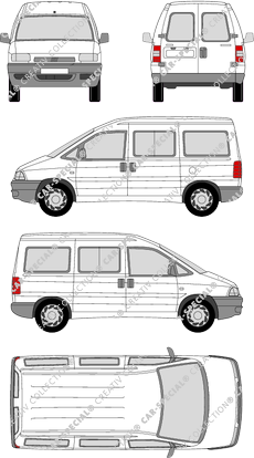 Fiat Scudo microbús, 1996–2004 (Fiat_050)