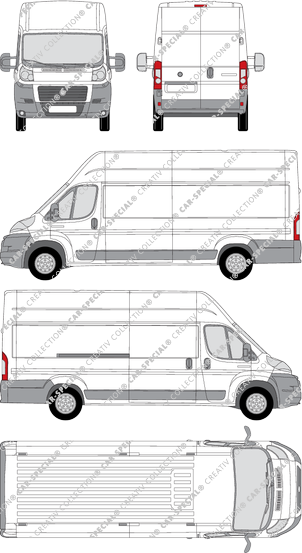 Fiat Ducato, van/transporter, L5H3, 1 Sliding Door (2006)