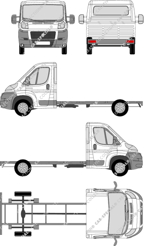 Fiat Ducato Chassis for superstructures, 2006–2014 (Fiat_160)