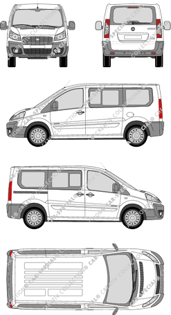 Fiat Scudo microbús, 2007–2016 (Fiat_168)