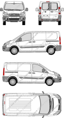 Fiat Scudo Kastenwagen, 2007–2016 (Fiat_215)