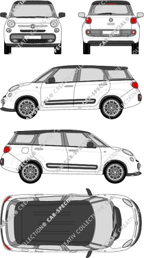Fiat 500L Kombi, 2013–2017 (Fiat_265)