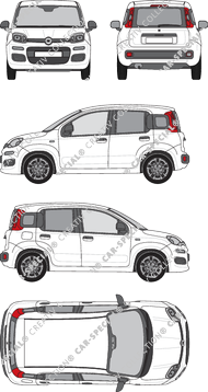 Fiat Panda Kombilimousine, aktuell (seit 2021) (Fiat_501)