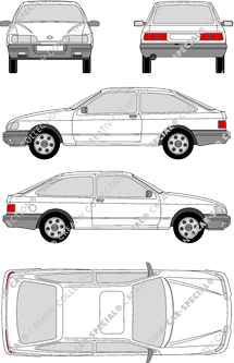Ford Sierra Hatchback, 1987–1990 (Ford_040)