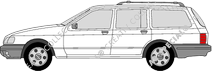 Ford Sierra Turnier combi, 1987–1990