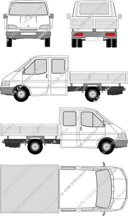 Ford Transit platform, 1994–2000 (Ford_054)