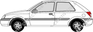 Ford Fiesta Hatchback, 2000–2001