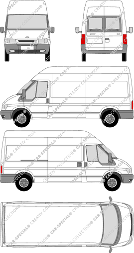 Ford Transit van/transporter, 2000–2006 (Ford_082)