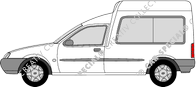 Ford Fiesta furgón, 2000–2001