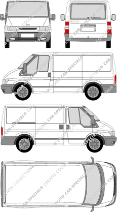 Ford Transit van/transporter, 2000–2006 (Ford_100)