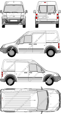 Ford Transit Connect van/transporter, 2002–2006 (Ford_110)