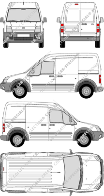 Ford Transit Connect fourgon, 2002–2006 (Ford_116)