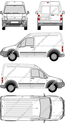 Ford Transit Connect fourgon, 2002–2006 (Ford_117)
