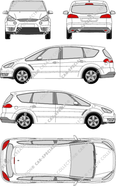 Ford S-Max combi, 2006–2010 (Ford_142)