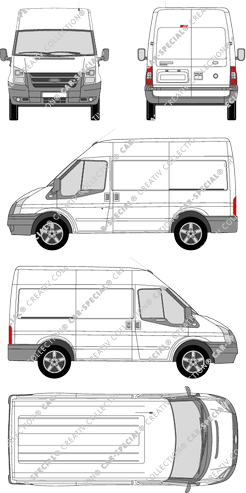 Ford Transit van/transporter, 2006–2014 (Ford_151)