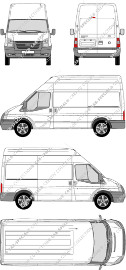 Ford Transit van/transporter, 2006–2014 (Ford_154)